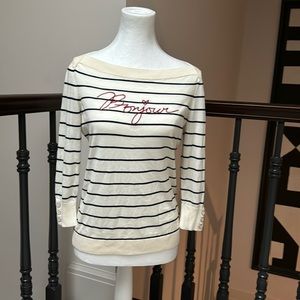 Talbots Bonjour Breton Sweater